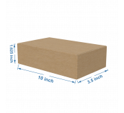 Regular Slotted Box  - 10 x 3.4 x 1.5 inch