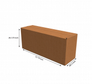 Regular Slotted Box  - 10 x 3 x 3.6 Inch