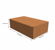 Regular Slotted Box  - 10 x 6 x 2.5