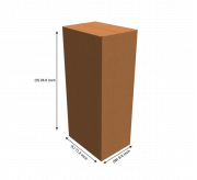 Regular Slotted Box  - 11.2 x 8.2 x 24.6 Inch