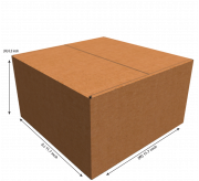 Regular Slotted Box  - 12 x 12 x 6.4
