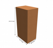 Regular Slotted Box  - 11 x 8 x 21.5