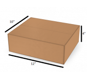 Regular Slotted Box  - 12 x 10 x 4