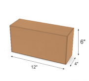 Regular Slotted Box  - 12 x 4 x 6