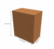 Regular Slotted Box  - 13.1 x 8 x 15.1