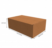 Regular Slotted Box  - 13.3 x 8.5 x 4