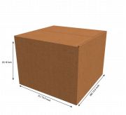 Regular Slotted Box  - 13.5 x 13.5 x 10