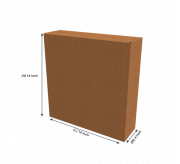Regular Slotted Box  - 14 x 4 x 14