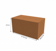 Regular Slotted Box  - 15.5 x 8.5 x 8