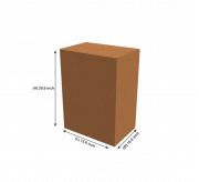 Regular Slotted Box  - 15.6 x 10.6 x 20.9