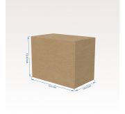 Regular Slotted Box  - 18.6 x 10.4 x 13.4 inch