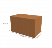 Regular Slotted Box  - 21.5 x 13 x 12.6