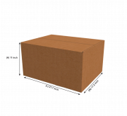 Regular Slotted Box  - 21.7 x 17.2 x 11