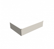 Folding Type Box  - 22 x 15 x 5 -Inch (white with handle option)