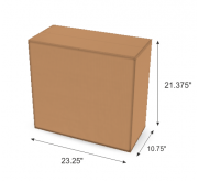Regular Slotted Box  - 23.2 x 10.6 x 21.3