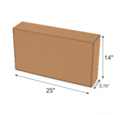 Regular Slotted Box  - 25 x 5.6 x 14