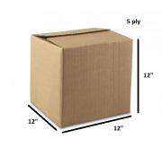 Regular Slotted Box 12"x12"x12"-Heavy Duty