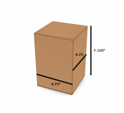 Regular Slotted Box  - 4.6 x 4.6 x 7.1