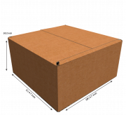 Regular Slotted Box  - 4.7 x 4.7 x 2