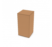 Regular Slotted Box - 4"x4"x8" (Strong + Kraft)