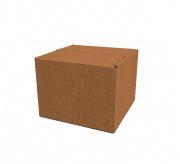 Regular Slotted Box - 5 x 5 x 3.5 (Standard , Kraft)