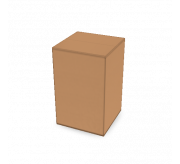 Regular Slotted Box - 5x5x8 - Standard, Kraft (5ply)