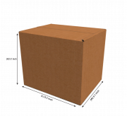 Regular Slotted Box  - 6.3 x 5.1 x 5.1