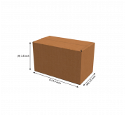 Regular Slotted Box  - 6.5 x 3.5 x 3.5