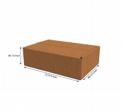 Regular Slotted Box  - 6.5 x 4.5 x 1.5