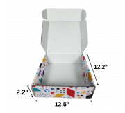 Folding Type Box - 12.5 x 12.2 x 2.2 -Desing # 9587