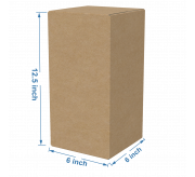 Regular Slotted Box  - 6 x 6 x 12.4 inch