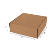 Folding Type Box  - 6 x 6 x 2