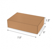 Regular Slotted Box  - 7.5 x 5 x 1.5