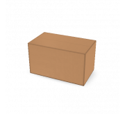 Regular Slotted Box  - 7 x 4 x 4 (standard, Kraft)