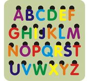 Capital ABCD Alphabets Educational puzzule Board Game made up of Pine MDF Wooden 