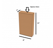 Regular Slotted Box  - 8 x 2 x 14