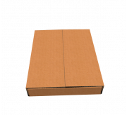 T Type Folding Box - 9 x 7.1 x 1 inch - (23 x 18 x 2.5 CM) (strong+kraft)