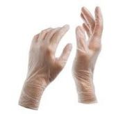 Disposable Vinyl Hand Gloves Powder Free - 100 Pieces Per Box (Large)