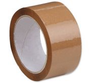 Bopp Self Adhesive Brown Tapes (100 Meter Roll)