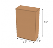 Regular Slotted Box  - 6.2 x 2 x 9.7 inch (16x5x25 Cm)