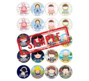 Round 1" - Cut Sticker (Customized)