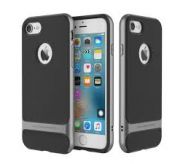 Rock Back Cover for Apple iPhone 7  (Black)