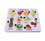Fruits learning with MDF Wooden Educational puzzule Board Game Anti Toxic use Avoid Mobile from Kids