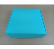Blue Gift Box 6x6x2 , Folding type 