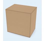 Regular Slotted Box  - 8''x5''x8'' (Light + Brown)