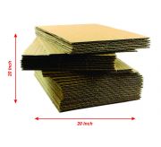 20L x 20W - Ply3 - Corrugated Sheets -GSM 100