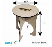 Toddler Stool (MDF) Customized