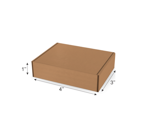 Shipping box, folding type corrugated box , pizza box , courier box, gift  box Folding Type Box - 4 x 3 x 1